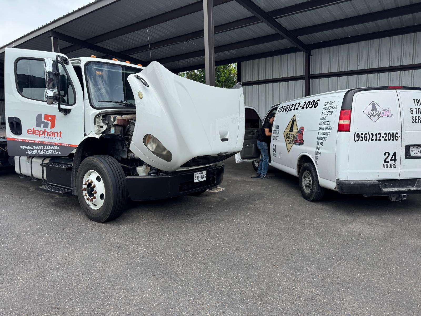 Truck hood-up service — Elephant Materials