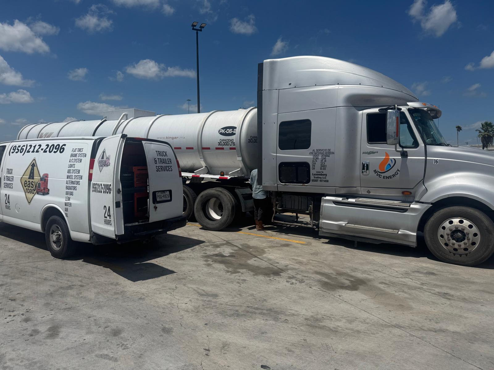 Brake/air service — MVC Energy tanker